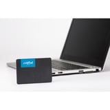 Crucial BX500, 240 GB  SSD Zwart, CT240BX500SSD1, SATA/600