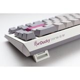 Ducky One 3 Mist Grey SF, toetsenbord Lichtgrijs, US lay-out, Cherry MX Blue, RGB led, Double-shot PBT, Hot-swappable, QUACK Mechanics, 65%