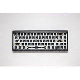 Ducky ProjectD Tinker 65 met QMK/VIA RGB mechanisch toetsenbord Zwart, US lay-out (QWERTY), 65%, Barebone. RGB leds, Hot-swappable, Gasket mount