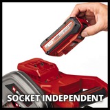 EINHELL TE-MS 18/8 Li-Solo Accu Afkort-/Verstekzaag afkort- en verstekzaag Rood, Accu en oplader niet inbegrepen