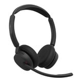 Jabra Evolve3 45 UC on-ear headset Zwart, USB-A with Dongle, Bluetooth 5.3