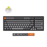 Keychron K4 Max-B4 RGB mechanisch toetsenbord Zwart, US lay-out (QWERTY), Keychron Super Banana, 96%, RGB, Double-shot PBT Keycaps, Bluetooth | USB-C | 2.4 GHz