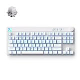 MCHOSE Mix 87 Hall Effect Magnetic Switch Gaming Keyboard Wit, US lay-out, 80% TKL, 8K, RGB, PBT Keycaps, Hot-Swap