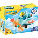 PLAYMOBIL 1.2.3 - Vliegtuig Constructiespeelgoed 71159