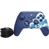 PowerA Advantage controller met kabel voor de Xbox Series X|S - Watergolf Azuurblauw, Xbox Series X|S, Xbox One, Pc