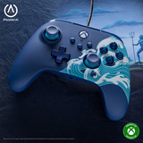 PowerA Advantage controller met kabel voor de Xbox Series X|S - Watergolf Azuurblauw, Xbox Series X|S, Xbox One, Pc