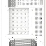 Thermaltake  midi tower behuizing Wit | 2x USB-A | 1x USB-C | Window