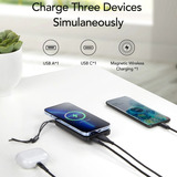 VEGER MagOn powerbank 10.000mAh Wit