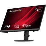 ViewSonic VA2408-HDJ Ergonomische monitor 23.8" Zwart (mat), 1x DisplayPort, 1x HDMI, 1x VGA