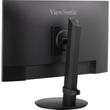 ViewSonic VA2408-HDJ Ergonomische monitor 23.8" Zwart (mat), 1x DisplayPort, 1x HDMI, 1x VGA