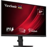 ViewSonic VG2708A-MHD 27" monitor Zwart, 1x HDMI, 1x DisplayPort, VGA, sound, 100 Hz