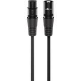 goobay XLR-aansluitkabel Zwart, 5 meter