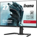iiyama G-Master Red Eagle GB2770QSU-B5 27" gaming monitor Zwart (mat), 165 Hz, HDMI, DisplayPort, USB, Audio, AMD Free-Sync 