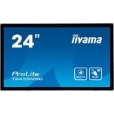iiyama ProLite T2455MSC-B1 24" touchscreen monitor Zwart (mat), Touch, HDMI, DisplayPort, USB, Audio, webcam