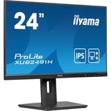 iiyama ProLite XUB2491H-B1 23.8" monitor Zwart, 100 Hz, HDMI, DisplayPort