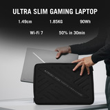 ASUS ROG Zephyrus G16 GU605CP-QR103W 16"  gaming laptop Grijs | Core Ultra 9 285H | RTX 5070 | 32 GB | 1 TB SSD