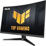 ASUS TUF Gaming VG32WQ3B 31.5" Curved monitor Zwart, 180Hz, HDMI, DisplayPort, Audio, AMD FreeSync