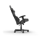 DXRacer FORMULA L Black & White PVC Leather gamestoel Zwart/wit