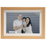 Denver PFF-1042LWMK2 Digitale fotolijst 10.1'' Houtkleur, 16 GB, USB-C, Wi-Fi