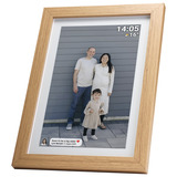 Denver PFF-1042LWMK2 Digitale fotolijst 10.1'' Houtkleur, 16 GB, USB-C, Wi-Fi