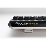 Ducky One 3 Classic, toetsenbord Zwart/wit, US lay-out, Cherry MX Speed Silver, RGB led, Double-shot PBT, Hot-swappable, QUACK Mechanics