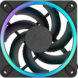 Fractal Design Momentum 12 RGB case fan Zwart, 4-pin PWM connector, ARGB Gen 2 (16 leds)