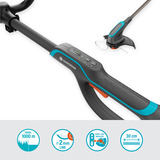 GARDENA PowerTrim 30 18V Set 4.0 Ah met 18V P4A Accu grastrimmer Grijs/turquoise, Accu en lader inbegrepen