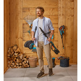 GARDENA PowerTrim 30 18V Set 4.0 Ah met 18V P4A Accu grastrimmer Grijs/turquoise, Accu en lader inbegrepen