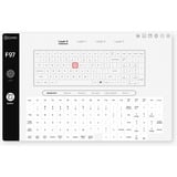 Iqunix F97 Happy Ape Wireless Mechanical Keyboard Bruin, US lay-out (QWERTY), Cherry MX Red, 96%, RGB leds, Hot-swappable, PBT, 2.4GHz | Bluetooth 5.1 | USB-C