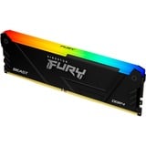Kingston FURY Beast RGB 32 GB DDR4-3200 (2x 16 GB) werkgeheugen Zwart, KF432C16BB2AK2/32, XMP 2.0