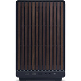 Lian Li A3-mATX Black (Wood Edition) midi tower behuizing Zwart/houtkleur | 2x USB-A | 1x USB-C | Tempered Glass