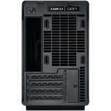Lian Li A3-mATX Black (Wood Edition) midi tower behuizing Zwart/houtkleur | 2x USB-A | 1x USB-C | Tempered Glass