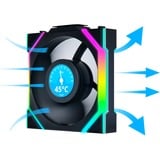 Lian Li UNI FAN SL120 LCD Wireless RGB case fan Zwart, 120 x 124.5 x 28 mm, PWM