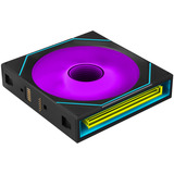 Lian Li UNI FAN SL-INF FLEX 120 Wireless RGB case fans Zwart, 3 stuks, 120 x 124 x 28 mm, PWM, 3 stuks, Incl. Controller