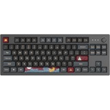 Montech Mkey Darkness TKL RGB mechanisch toetsenbord Zwart, US lay-out (QWERTY), Gateron G Pro Yellow, 80% (TKL)	, Hot-swappable, RGB, PBT