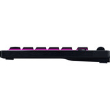 Razer BlackWidow V4 Low-profile RGB mechanisch gaming toetsenbord Zwart, US lay-out (QWERTY), Razer Low-Profile Yellow, 80% (TKL)	