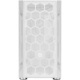 SilverStone SST-FAH1MW-G mini tower behuizing Wit | 3x USB-A | Tempered Glass