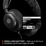 SteelSeries Arctis Nova 5 Wireless over-ear gaming headset Zwart, Pc, Bluetooth 5.3 / 2.4 GHz