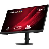 ViewSonic VG2709-2K-MHDU-2 27" monitor Zwart, 1x HDMI, 1x DisplayPort, USB-C, USB-A, USB-B, 100Hz