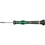 Wera 2035 Kraftform Micro Sleuf Schroevendraaier, 0.35 x 2.5 x 40 mm Zwart/groen