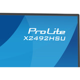 iiyama ProLite X2492HSU-B1 24" monitor Zwart (mat), HDMI, DisplayPort, Audio, USB