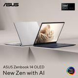ASUS Zenbook 14 OLED UX3405CA-QD010W 14"  laptop Blauw | Core Ultra 7 255H | Intel Arc 140T | 16 GB | 512 GB SSD