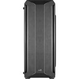 Aerocool Skyline A-BK-v1 midi tower behuizing Zwart | 4x USB-A | RGB | Window