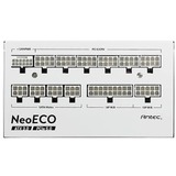 Antec NE1000G M White, 1000W voeding  Wit, 1x 12VHPWR, 4x PCIe, Full Kabel-Management