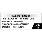 COBI Historical Collection - 10,5 cm Flak 39 Constructiespeelgoed Schaal 1:35