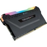 Corsair 16 GB DDR4-3600 werkgeheugen Zwart, CMW16GX4M1Z3600C18, Vengeance RGB PRO, XMP, AMD Ryzen Optimized