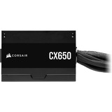 Corsair CX650, 650 Watt voeding  Zwart, 2x PCIe