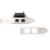 Digitus Gigabit Ethernet PCI Express Card netwerkadapter 2 poorten