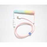 Ducky Coiled Cable V2 - Cotton Candy kabel 