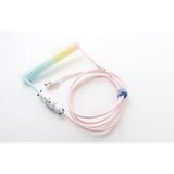 Ducky Coiled Cable V2 - Cotton Candy kabel 